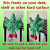 Lil' MJ the Weed Leaf 420 Cat Toy