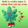 Lil' MJ the Weed Leaf 420 Cat Toy