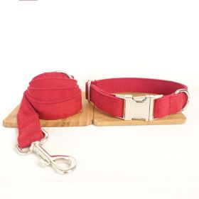 Pet Traction Collar Dog Collar (Option: Red Aset-XS)