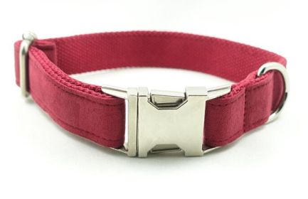 Pet Traction Collar Dog Collar (Option: Red-XL)